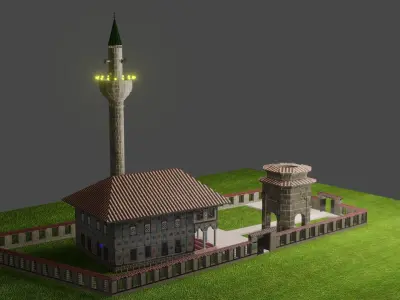 Pasha Mosque - Tetovo 3D model