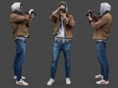 Stylized Man Character 3D model