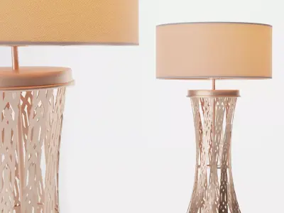 modern table lamp 02 Free 3D model