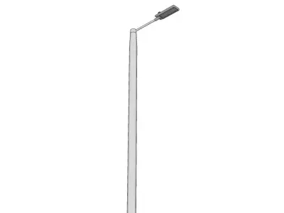 Light Pole - Lamp Post  01 3D model