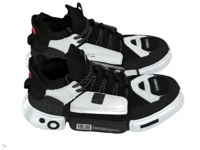 Cyberpunk fashion sneaker scifi future shoes footwear  3D model