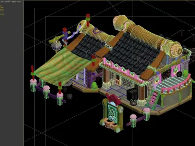 tea house 3D model