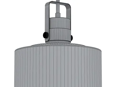 Courtney Black Mini Pendant Light Low-poly 3D model