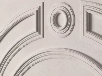 Classic 3D Wall Panel Elegant Design for Interior Decor 19 3D model