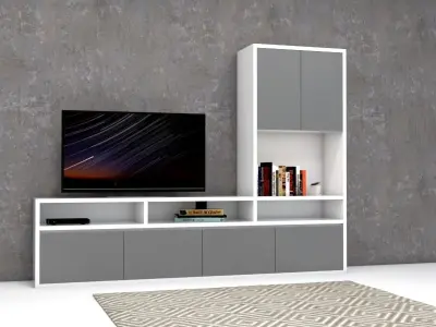 Apartment Furniture Set 3D model