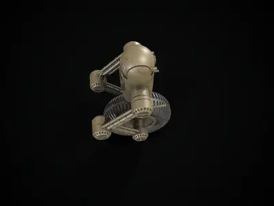 Recon dron Low-poly 3D model