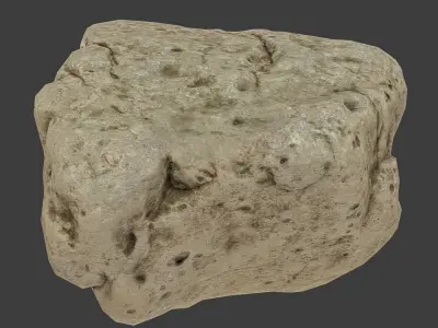 Peggy Stone Low-poly 3D model