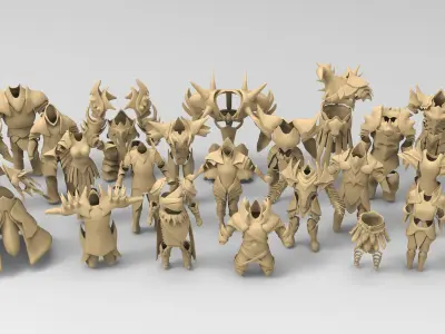 25 basemesh armor collection 2