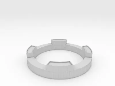 Bench Park 14 3D model