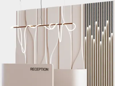 Reception Desk - Office 3D model