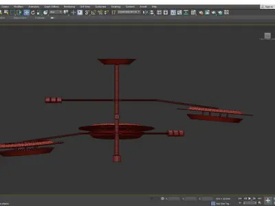 HENDRIX Suspension Low-poly 3D model