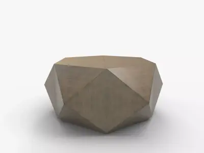 Anika Block Coffee Table 3D model