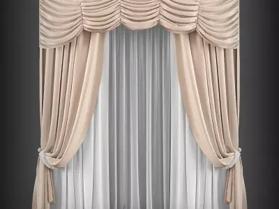 Curtain 3D model 84 3D model