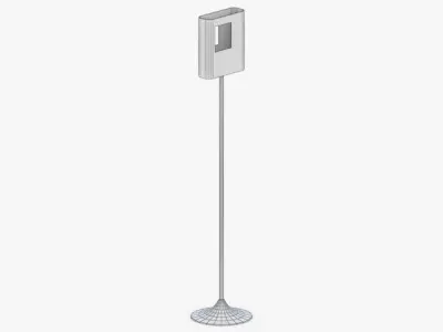 1446 - Floor Lamp Low-poly 3D model