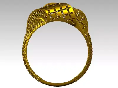 light weight ring  STL file  ready for print 3D print model 3D print model