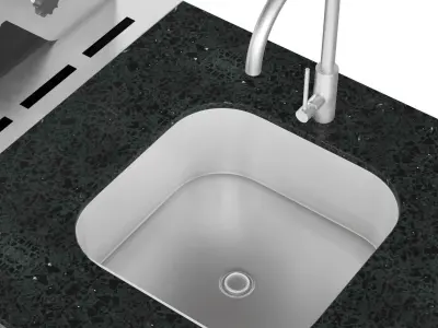 Riverina outdoor kitchen 3D model