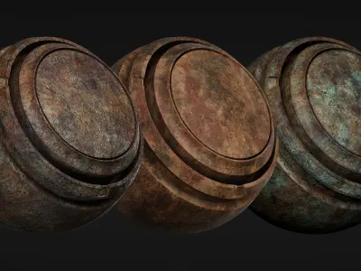 Signature Metal Smart Materials Substance 3d painter Texture