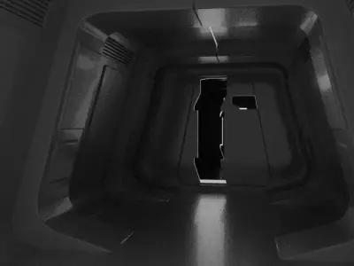 rogue 1 hallway 3D print model