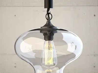 Hanging lamp 5 Loft Design 3D model