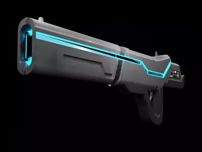 Sci-fi Gun 3D model