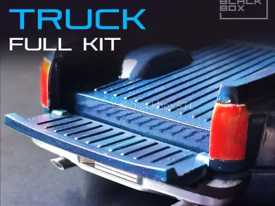 TOONED TRUCK FULL MODELKIT 3D print model