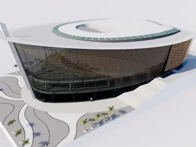 Dubai Opera - UAE 3D model