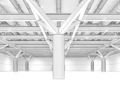 Contemporary Warehouse Gallery 18 3D model