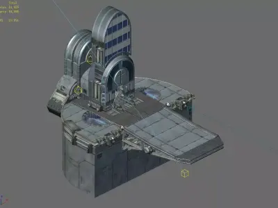 Science Fiction - Church 01 3D model