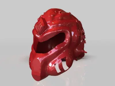 Sci Fi Soldier Helmet 3D print model