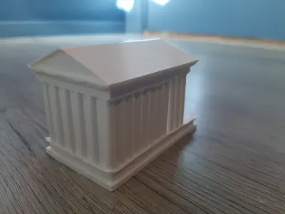 Maison Carree-Roman temple 3D print model