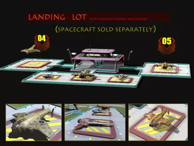 Landing Lot 3D model