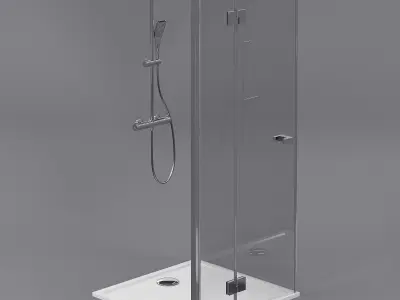 Shower enclosure 3D model