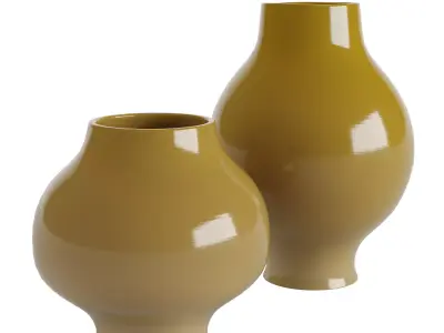 Curva Collection Vase 3D model