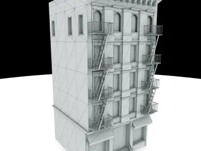 Nyc Building 06 Low-poly 3D model