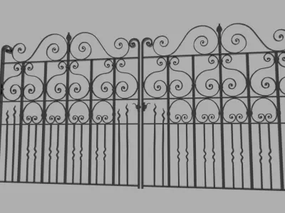 Metal Gate 3D model