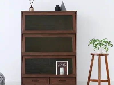 MIRANS 3 door 2 drawer cabinet CHM140100 3D model