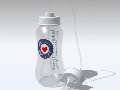 Baby Bottle Hand-Free 3D model