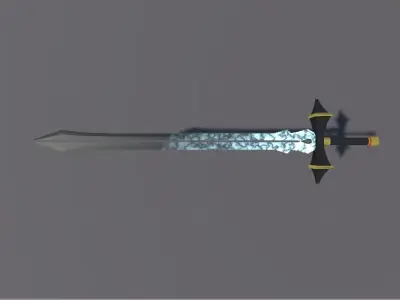3D Game Asset - Sword Low-poly 3D model