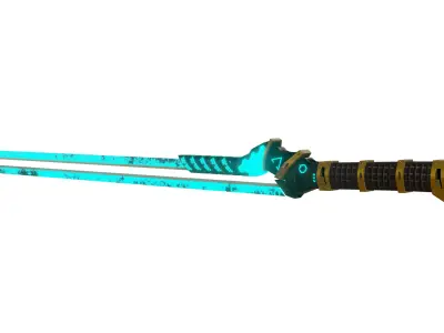 Sci-fi sword for a super villain 2K textures Low-poly 3D model purchase