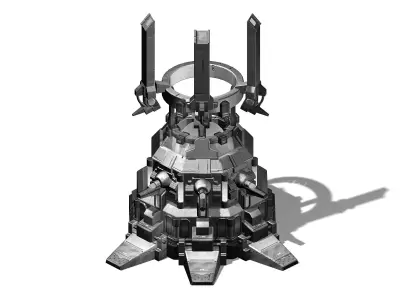 Functional mechanical object 06 3D model