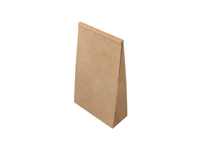 Paper Takeaway Bag v1 001 Free low-poly 3D model