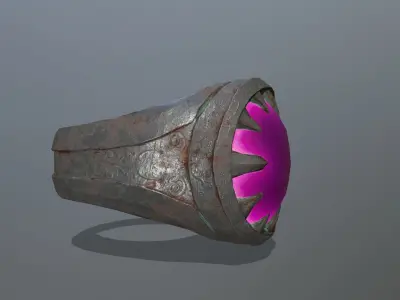 Skull Ring Low-poly 3D model