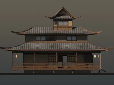 Japanese House 3D model