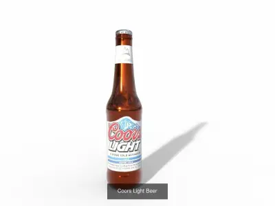 Beer and whiskey 3D model collection 3D Model Pack