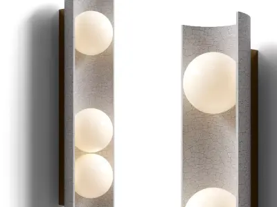 Lena Globe Wall Light 3D model