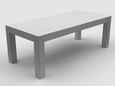 Vanguard - Pengrove Rectangle Cocktail Table W200CR Low-poly 3D model