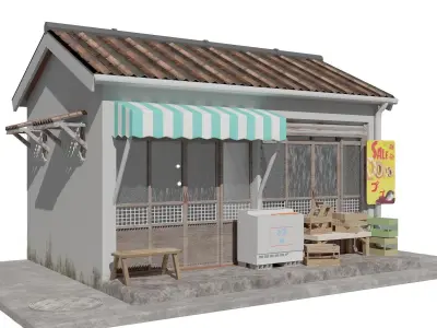 grocery store - 3D Model 3D model