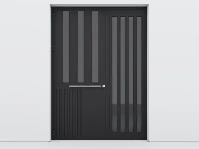 Aluminium door 269 3D model