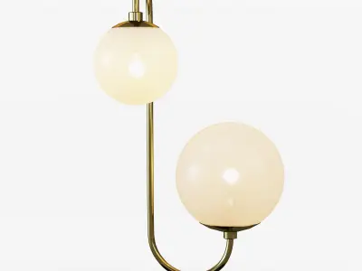 Pelle Table Lamp - Asymmetrical 3D model