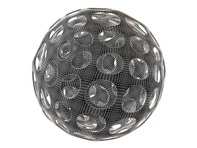 Abstract Sphere Ball v2 004 3D model